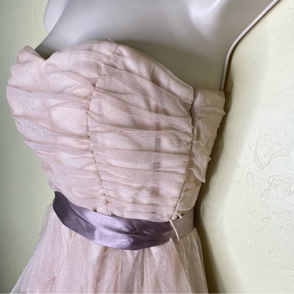 Sparkly Strapless Homecoming Special Occasion Dress Size 7 - Picture 8 of 16